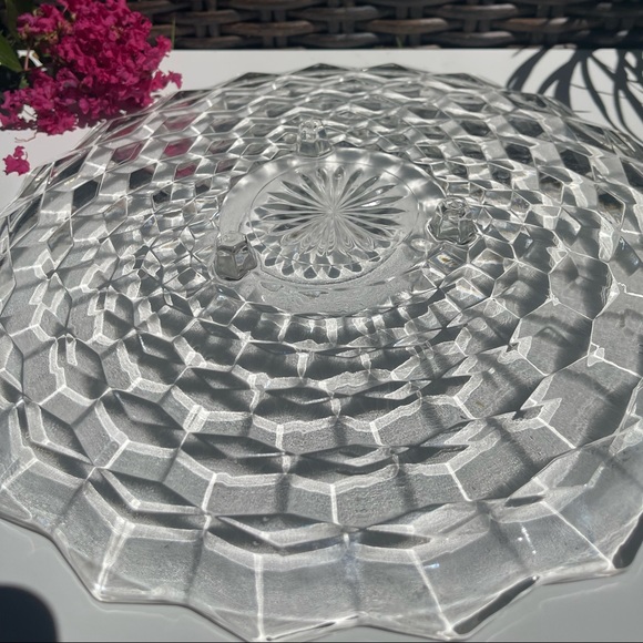 Fostoria American Footed Cake Plate - Picture 2 of 6